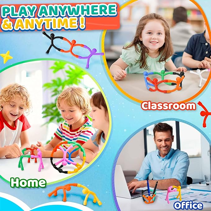 5-Pack Magnetic Travel Fidget Toys – Sensory Toys for Kids Ages 3–8, Airplane & Car Road Trip Essentials
