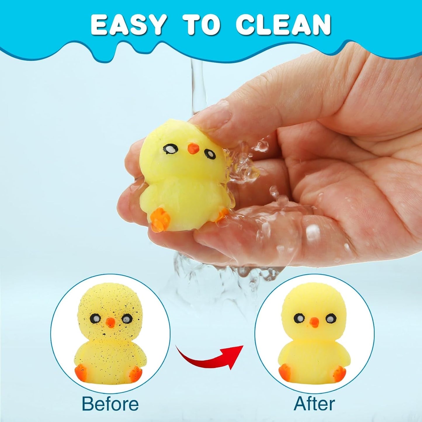 30-Pack Mochi Squishy Toys – Mini Kawaii Animal Stress Relief Toys for Kids, Party Favors, Goodie Bags & Classroom Prizes